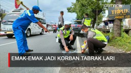 Video: Emak-emak Jadi Korban Tabrak Lari