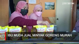 Video: Ibu Muda di Ponorogo Jual Minyak Goreng Murah