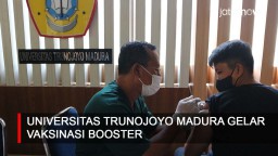 Video: Universitas Trunojoyo Madura Gelar Vaksinasi Booster