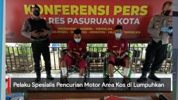Video: Pelaku Spesialis Pencurian Motor Area Kos di Tembak Polisi