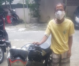 Tukang Becak Curi Motor, Ditangkap Polsek Kenjeran