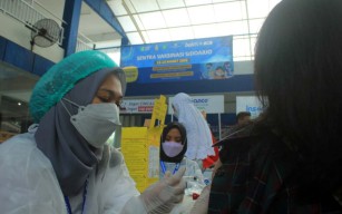 Anugerah School Ditunjuk Jadi Sentral Vaksinasi Booster di Sidoarjo