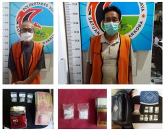 2 Bandar Narkoba Lanjut Usia Diringkus Polrestabes Surabaya