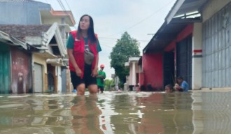 Sungai Kalimas Driyorejo Meluap, 4 Desa di Gresik Terendam Banjir