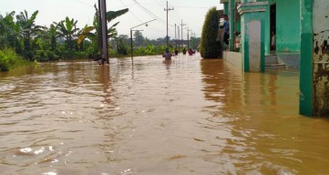 Banjir Genangi 268 KK di Dua Desa Kabupaten Pasuruan