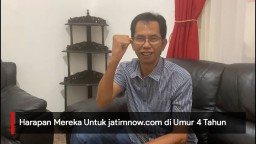 Harapan Mereka Untuk jatimnow.com Yang Kini Berumur 4 Tahun