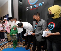 HUT ke-4, Jatimnow Gelar Tasyakuran dan Santuni Anak Yatim