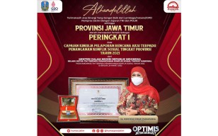Jatim Provinsi Terbaik Pelaporan Aksi Terpadu Penanganan Konflik Sosial 2021
