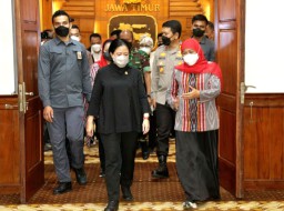 Terima Kunjungan Puan, Khofifah: Sinergi Pemprov dan DPR RI Penguatan Bagi Jatim