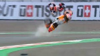 Hiii...Tikungan Mandalika Tempat Marc Marquez Terjatuh Disebut Bekas Kuburan