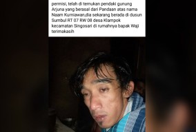 Kabar Pendaki Hilang di Gunung Arjuno Ditemukan, Basarnas: Kami Menuju Singosari
