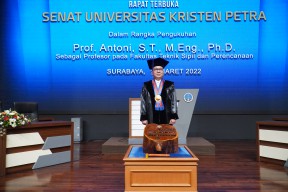 Teliti Limbah Fly Ash PLTU Pengganti Beton Antarkan Antoni Jadi Gubes UK Petra