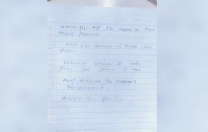 ADP Tulis Surat untuk Ibunya Sebelum Ditemukan Tewas Gantung Diri dalam Warung