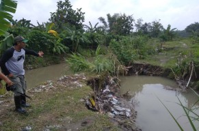 Jebolnya Tanggul Sungai Bancang Jadi Pemicu Banjir di Ploso, Jombang