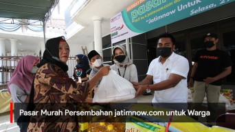 Video: Pasar Murah Persembahan jatimnow.com untuk Warga