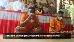 Video: Pesilat di Lamongan Aniaya Pelajar