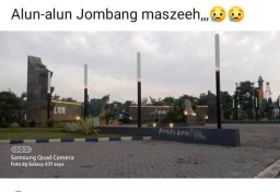 Jadi Sasaran Vandalisme, Alun-Alun Jombang Viral di Medsos