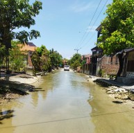 Banjir di Lamongan Berangsur Surut Sejak Masuk Bulan Ramadan