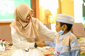 Bertemu Hafidz Cilik Difabel, Bupati Ipuk: Inspirasi Bagi Kita Semua