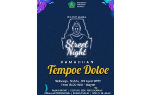 Ojo Lali Rek! Gajah Mada Street Night Tempo Doeloe Sidoarjo Dimulai 9 April