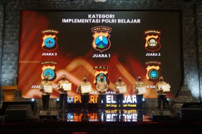 Biro SDM Polda Jatim Juara 1 Program Implementasi Polri Belajar se-Indonesia