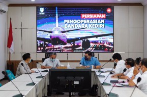 Mas Dhito Dorong PDAM Pasok Air Bersih Bandara Kediri Tahun Depan