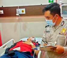 Biker asal Waru Sidoarjo Luka Berat Tabrak Elf di Pasuruan