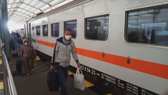5.703 Pemudik Masuk Kediri Lewat Jalur Kereta Api, 5.100 Orang Keluar