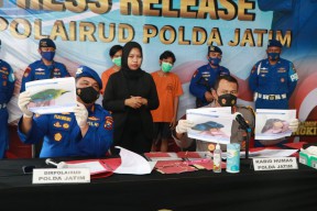 Ditpolairud Polda Jatim Gagalkan Penyelundupan Burung dari Banjarmasin
