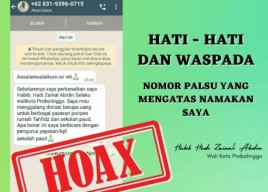 Marak Akun Palsu Pejabat, WA Wali Kota Probolinggo Abal-abal Galang Donasi