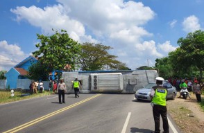 Sebabkan 19 Penumpang Terluka, Sopir Bus Terguling di Madiun Jadi Tersangka
