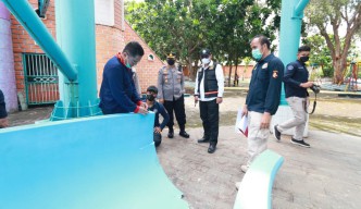 Selidiki Penyebab Seluncuran KenPark Surabaya Ambrol, Tim Labfor Gelar Olah TKP