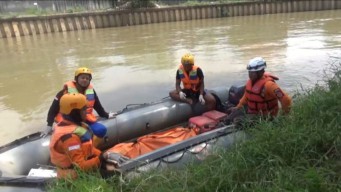 Hilang sejak Jumat, Siswa MI Ditemukan Meninggal di Sungai Catak Gayam Jombang