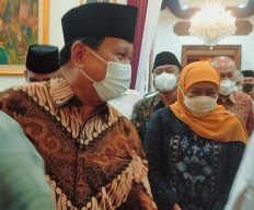 Semringah Usai Bertemu Khofifah, Prabowo: Wahh Semua Dijadikan Politik Ini