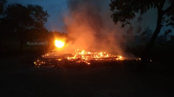 Rumah Singgah Perhutani di Bojonegoro Ludes Terbakar