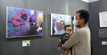 Meriahkan Bulan Menggambar, Sanggar Daun Gelar Drawing Exhibition 2022