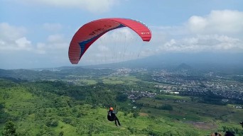 Info Maszeeh! Pasuruan Punya Spot Wisata Olahraga Paralayang di Bukit Sempu