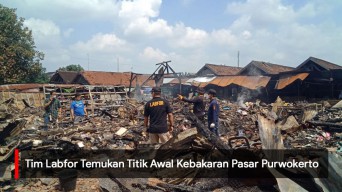 Video: Tim Labfor Temukan Titik Awal Kebakaran Pasar Purwokerto Kediri