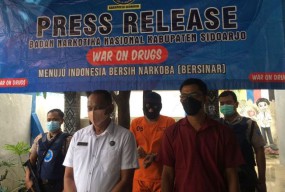 Pengedar di Sidoarjo Diringkus, 3,6 Kilogram Ganja Diamankan
