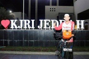 Fauzan Gowes 5.000 Km dari Magelang ke Makkah untuk Berhaji