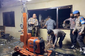 Korsleting Listrik Diduga Jadi Penyebab Kebakaran Gudang di Polres Kediri Kota