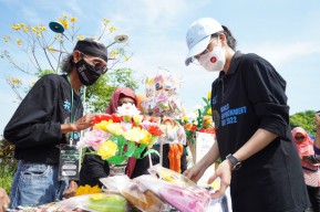 Mbak Cicha Ajak Masyarakat Kediri Kurangi Sampah Plastik, Begini Caranya