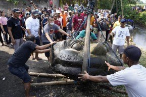 Mas Dhito Dorong Nambaan Jadi Desa Wisata Budaya Usai Pengangkatan Arca Pentul