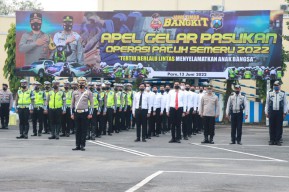 Polres Kediri Mulai Gelar Operasi Patuh Semeru 2022, Ini 7 Targetnya