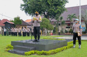 Kapolres Jombang Pimpin Apel Gelar Pasukan Operasi Patuh Semeru 2022