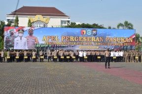 873 Personel Gabungan Siap Amankan Pilkades Serentak di Lamongan