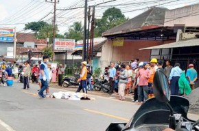 Gagal Menyalip Bus, Pemotor Wanita Tewas di Pakisaji Malang