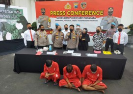 Curi 4 Motor di Osowilangun Surabaya, Tiga Bandit Penikmat Miras Diringkus