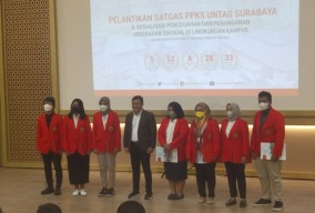 Untag Surabaya Lantik Satgas PPKS, Irmashanti: Kami Tidak Bisa Diintervensi