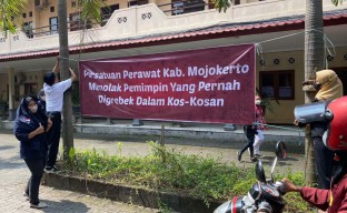 Mahasiswa Stikes PPNI di Mojokerto Demo, Tolak Dualisme Pemimpin
